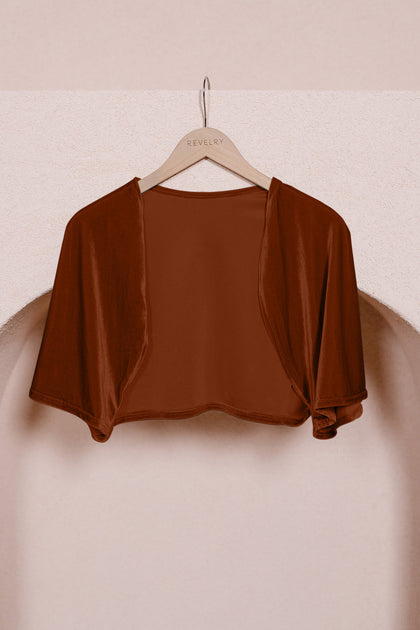 Velvet Shawl | Made To Order | Rust