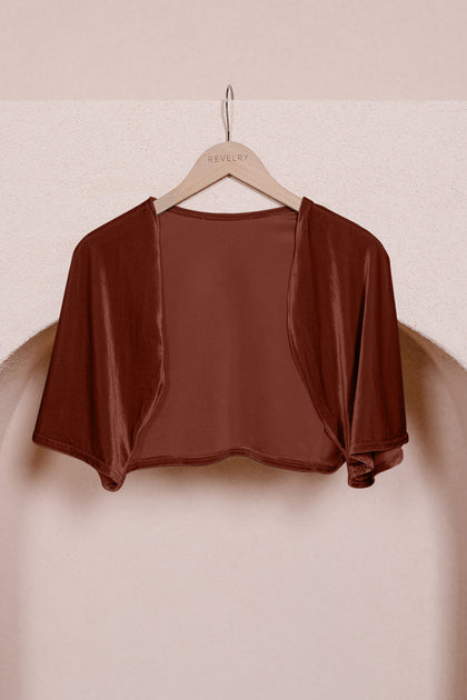 Velvet Shawl | Made To Order | Terracotta