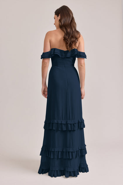 Shea Chiffon Dress | Made To Order | Romantic Blue