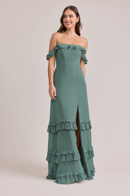 Shea Chiffon Dress | Made To Order | Rosemary