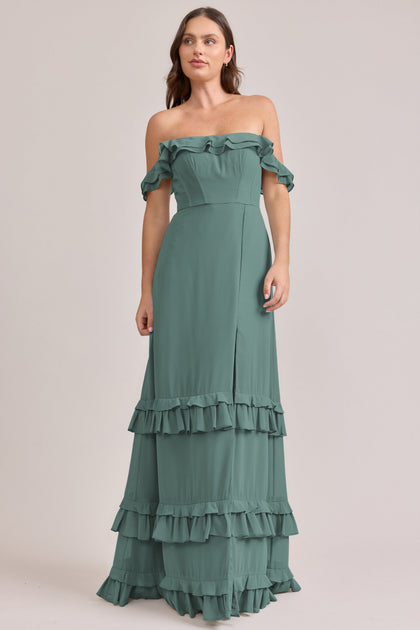 Shea Chiffon Dress | Made To Order | Rosemary