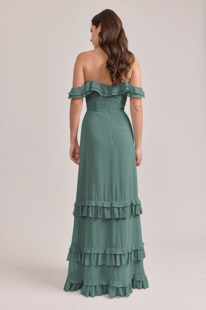 Shea Chiffon Dress | Made To Order | Rosemary