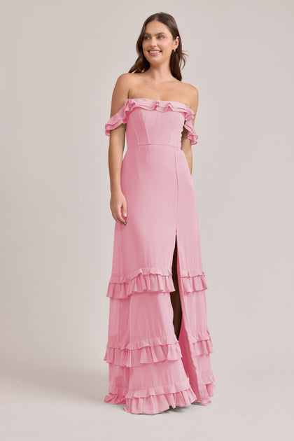 Shea Chiffon Dress | Made To Order | Rosette