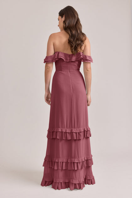 Shea Chiffon Dress | Made To Order | Rosewood