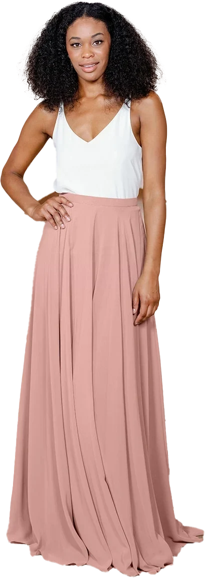 Lola Chiffon Skirt | Blushing Bride