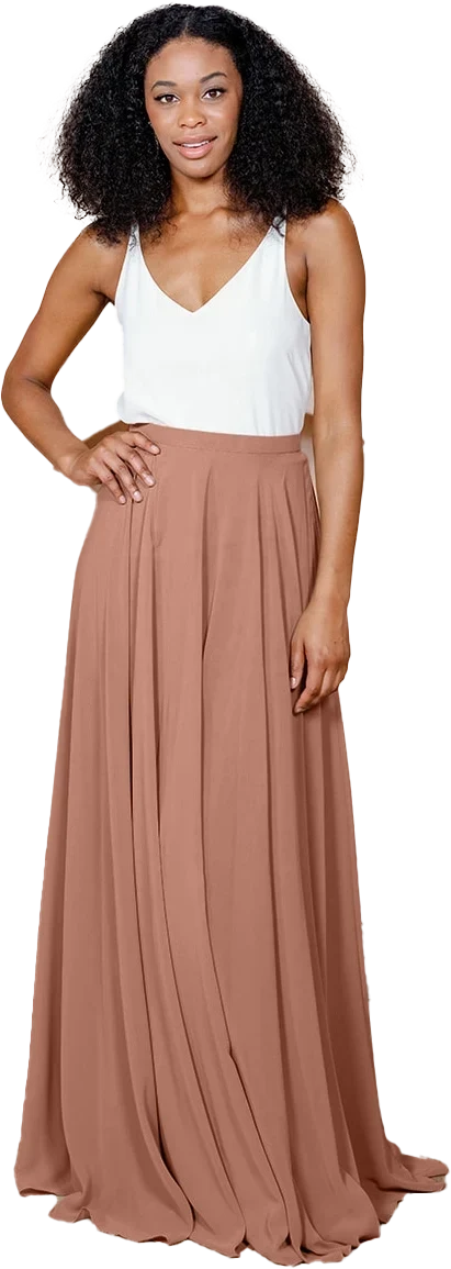 Lola Chiffon Skirt | Desert Rose