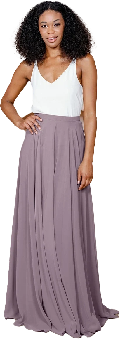 Lola Chiffon Skirt | Wisteria