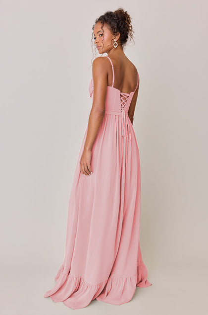 Shylah Chiffon Dress | Made To Order | Blushing Bride