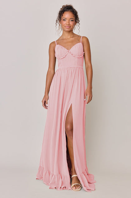Shylah Chiffon Dress | Made To Order | Blushing Bride