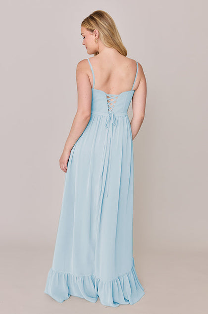 Shylah Chiffon Dress | Made To Order | Light Blue