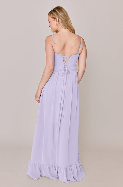 Shylah Chiffon Dress | Made To Order | Light Lavender