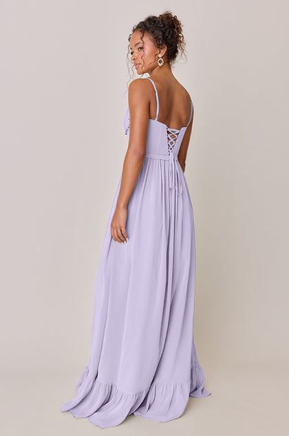 Shylah Chiffon Dress | Made To Order | Light Lavender