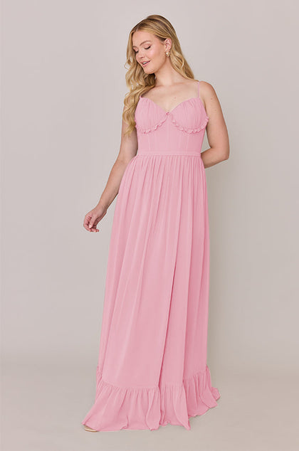 Shylah Chiffon Dress | Made To Order | Rosette