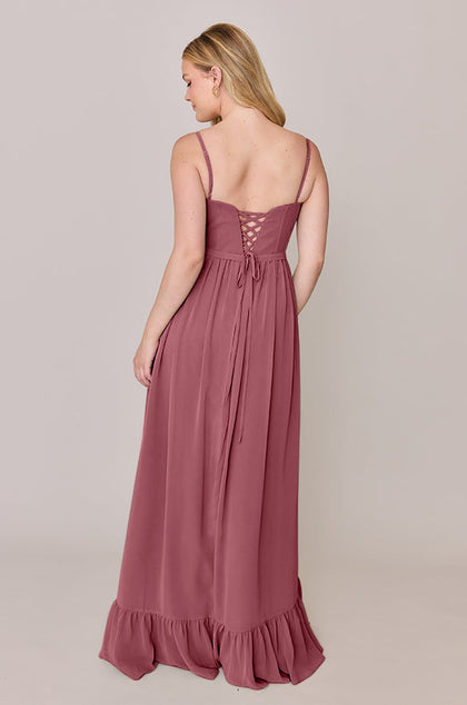 Shylah Chiffon Dress | Made To Order | Rosewood