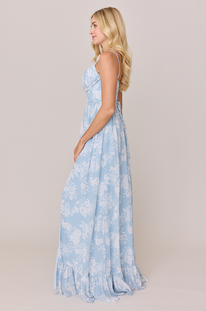 Model: Morgan; Size: 4; Color: Sky Blue Bouquet