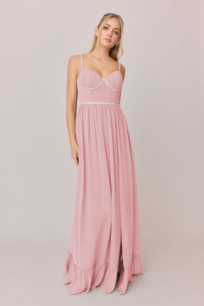 Shylah Luxe Chiffon Dress | Made To Order | Blushing Bride
