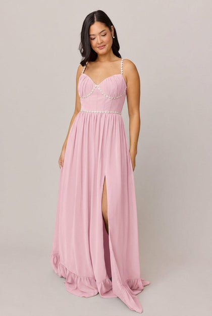 Shylah Luxe Chiffon Dress | Made To Order | Perfect Pink