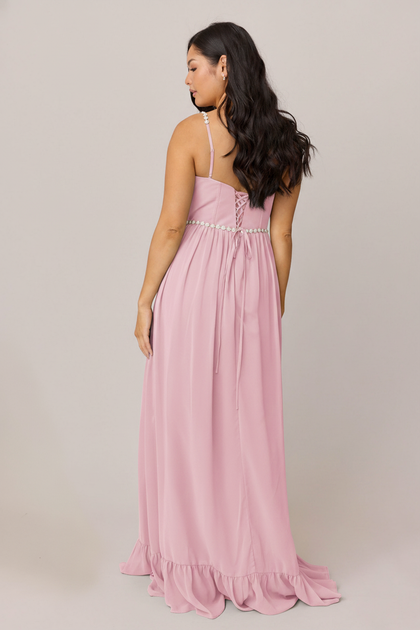 Shylah Luxe Chiffon Dress | Made To Order | Perfect Pink