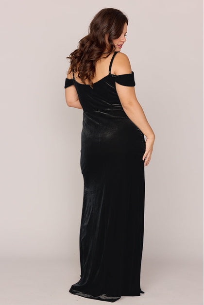Sienna Velvet Dress | Made To Order | Black