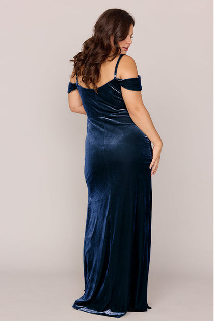 Sienna Velvet Dress | Made To Order | Royal Blue
