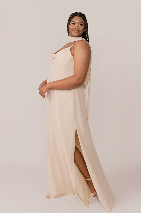 Chiffon Skinny Scarf