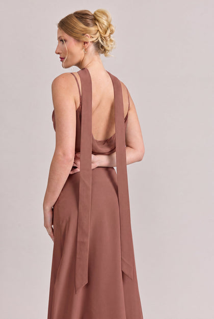 Chiffon Skinny Scarf | Made To Order | Cinnamon Rose
