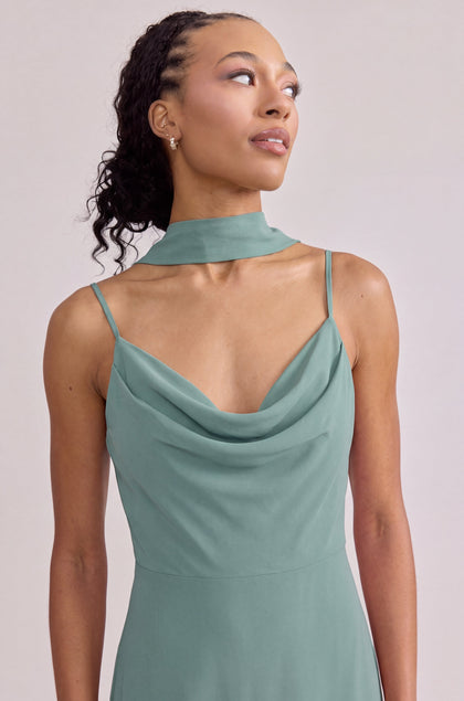 Chiffon Skinny Scarf | Made To Order | Rosemary