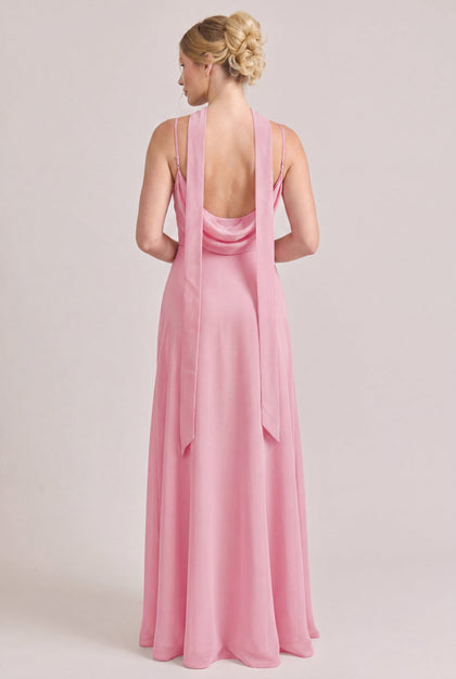 Chiffon Skinny Scarf | Made To Order | Rosette