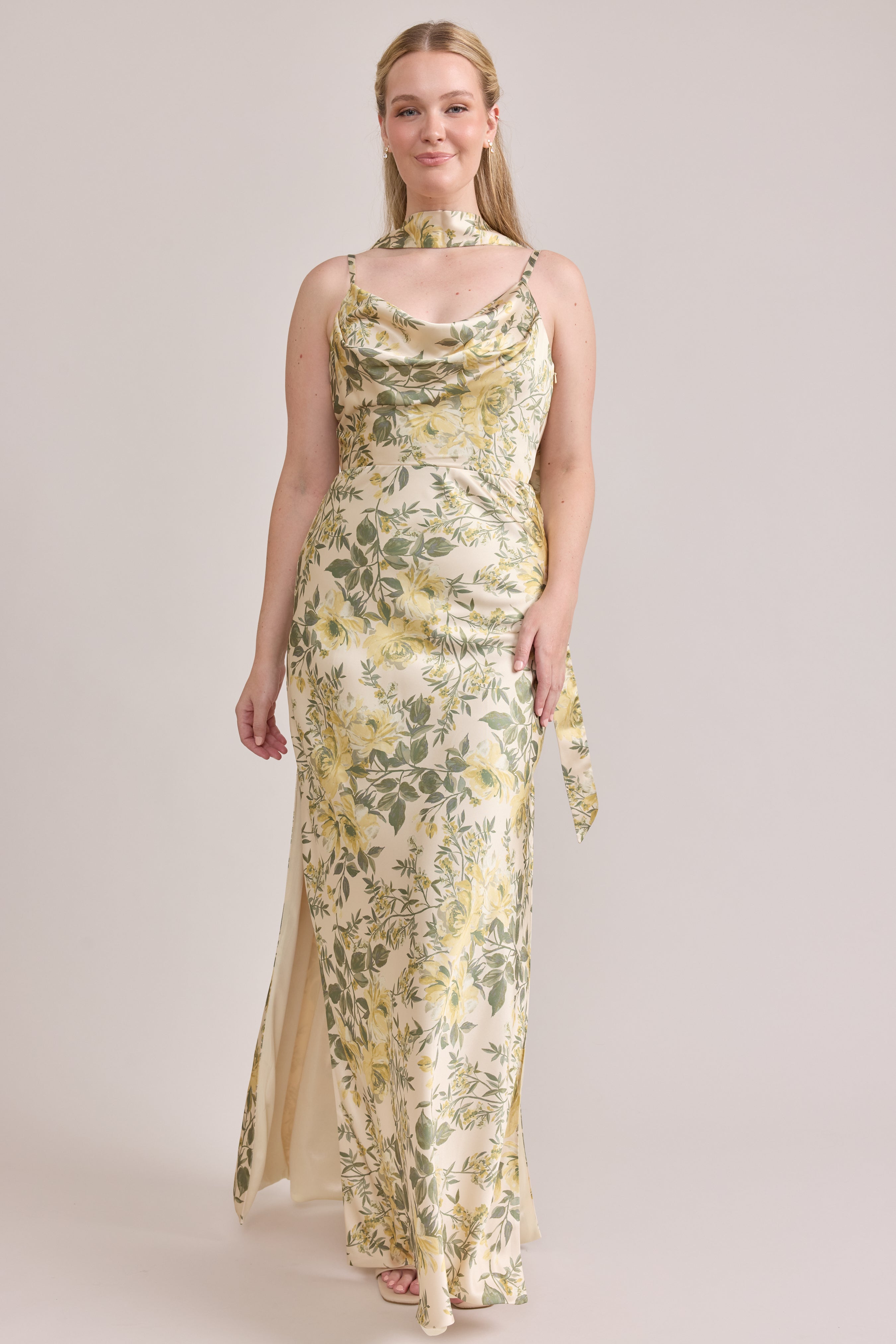 satin scarf print dress Buy Sosandar Blue Scarf Print Satin Wrap Midi Dress from Next USA
