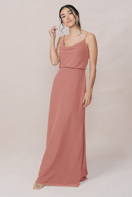 Skye Chiffon Dress | Made To Order | Desert Rose