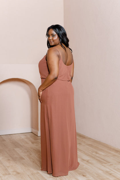 Model: Laken; Size: 24; Color: Cinnamon Rose