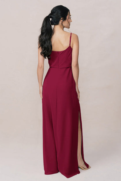 Skye Chiffon Dress | Made To Order | Marsala