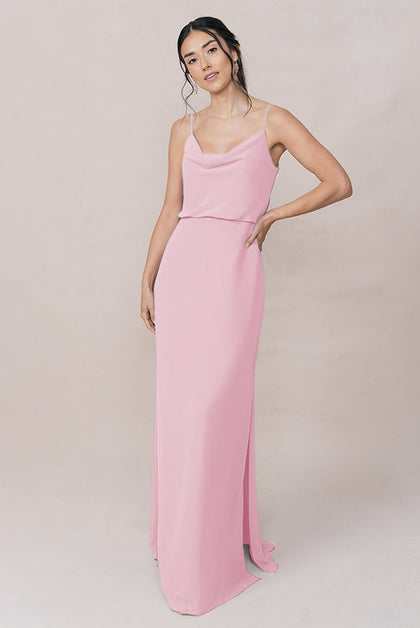 Skye Chiffon Dress | Made To Order | Perfect Pink