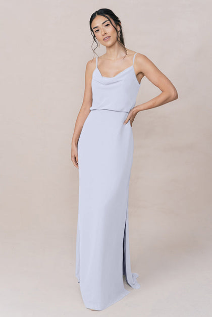Skye Chiffon Dress | Made To Order | Periwinkle