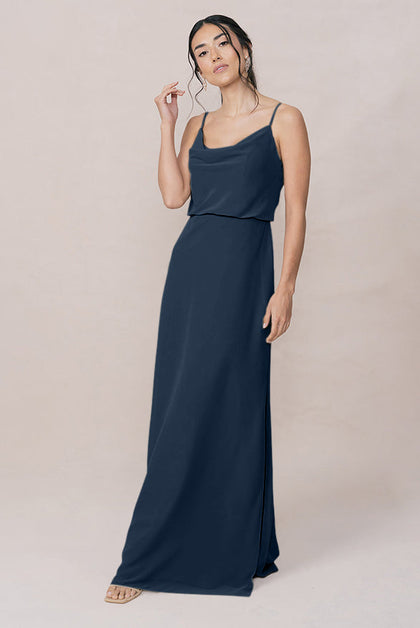 Skye Chiffon Dress | Made To Order | Romantic Blue