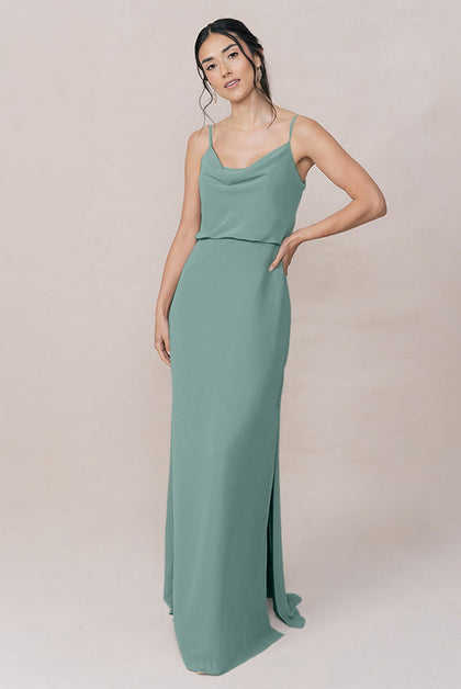 Skye Chiffon Dress | Made To Order | Rosemary