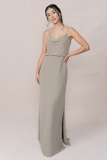 Skye Chiffon Dress | Made To Order | Sage
