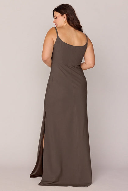 Skye Crepe Dress | Made To Order | Espresso
