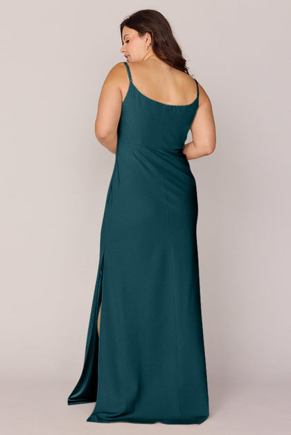 Skye Crepe Dress | Made To Order | Classic Emerald