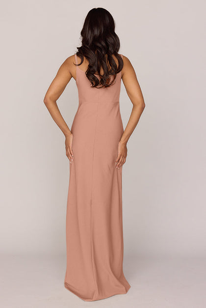 Skye Crepe Dress | Made To Order | Desert Rose