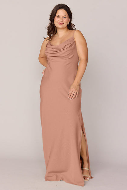 Skye Crepe Dress | Made To Order | Desert Rose