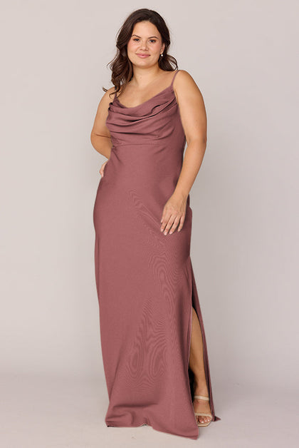 Skye Crepe Dress | Made To Order | Dusty Rose