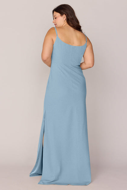Skye Crepe Dress | Made To Order | French Blue