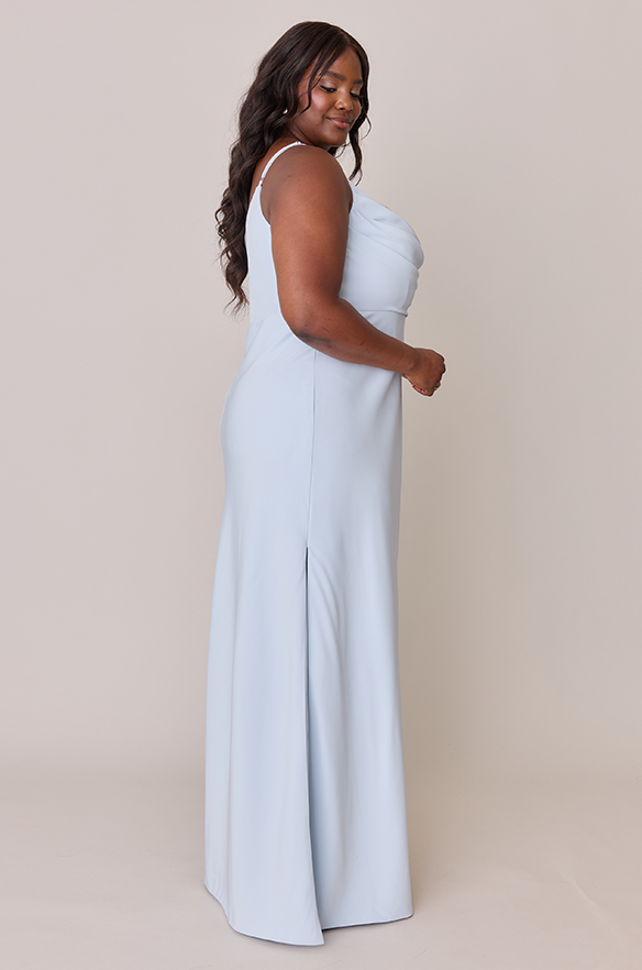 Skye Crepe Dress | Made To Order Light Blue Skye Crepe Dress | Made To Order Light Blue