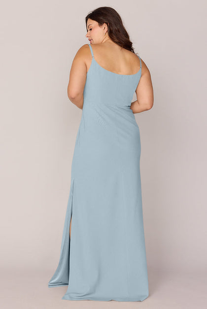 Skye Crepe Dress | Made To Order | Light Blue