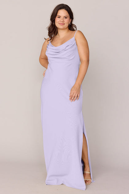 Skye Crepe Dress | Made To Order | Light Lavender
