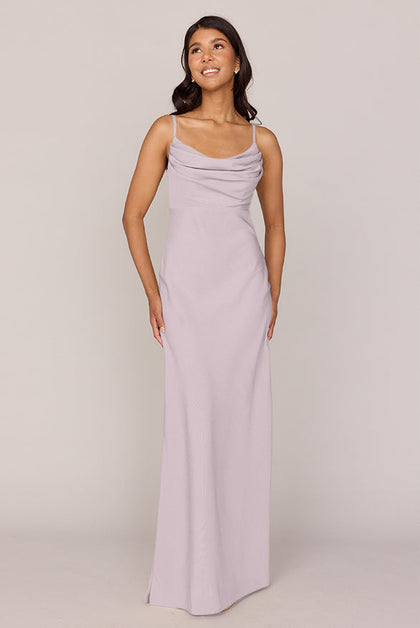 Skye Crepe Dress | Made To Order | Lilac