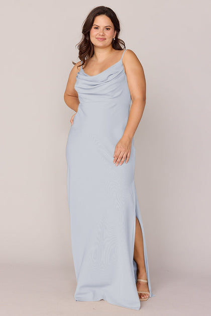 Skye Crepe Dress | Made To Order | Sky Blue