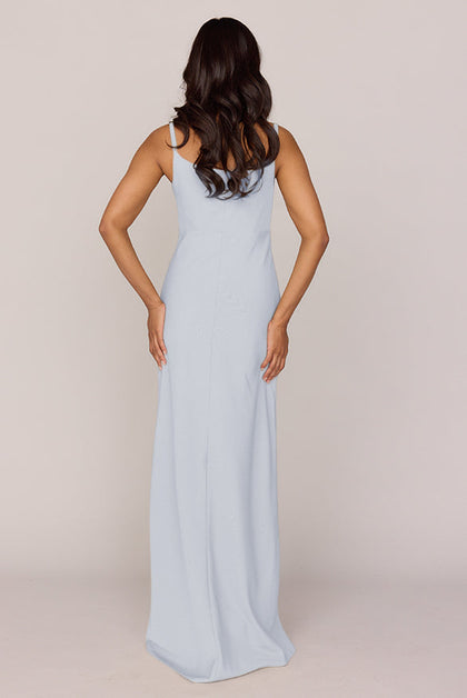 Skye Crepe Dress | Made To Order | Sky Blue