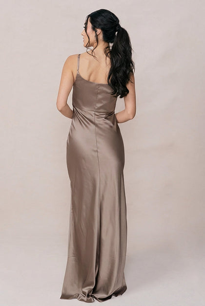 Skye Satin Dress | Made To Order | Truffle